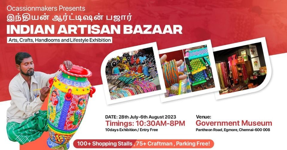 Indian Artisan Bazaar – Art, Crafts, Handlooms and Lifestyle Exhibition