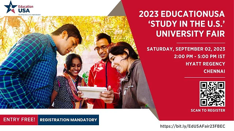 2023 EducationUSA ‘Study in the U.S.’ University Fair in Chennai